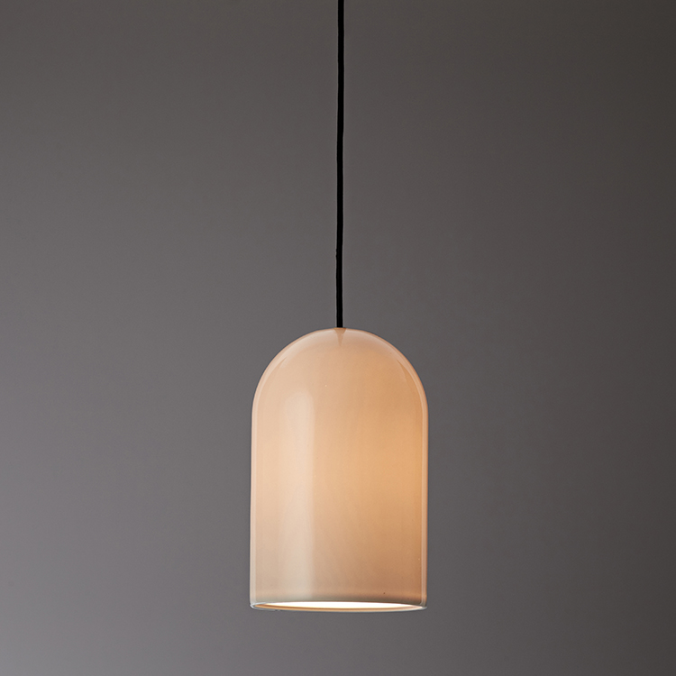 Showroom And Porcelain Pendant Lights lighting cloche pendant large